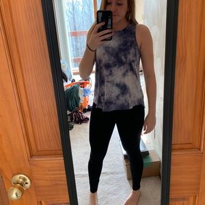 American eagle tie dye tank
